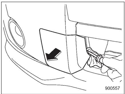 SUBARU WRX (2011) - Crocket de remorquage avant (modèle turbo): - 1