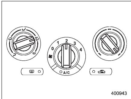 SUBARU WRX (2011) - Chauffage et dégivrage - 1