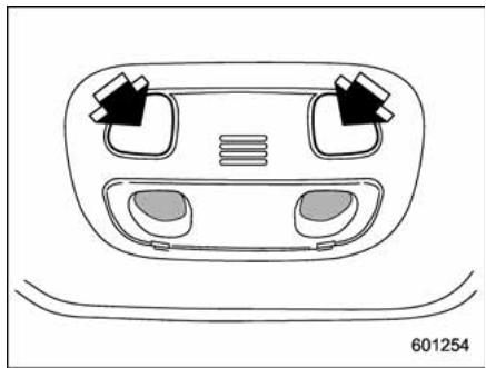 SUBARU WRX (2011) - Lampes de lecture - 2