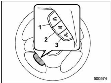 SUBARU WRX (2011) - Activez/désactivez le mode mains libres - 1