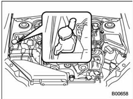 SUBARU WRX (2011) - Contrôle du niveau de liquide - 1