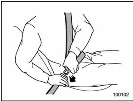 SUBARU WRX (2011) - Ceintures de sécurité des sièges avant - 1