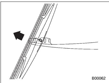 SUBARU WRX (2011) - ■ Ensemble balais d'essuie-glace de lunette arrête - 2