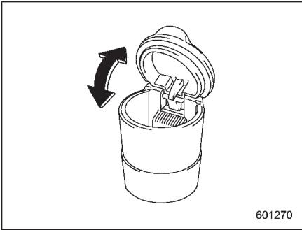 SUBARU WRX (2011) - Cendrier portable - 1