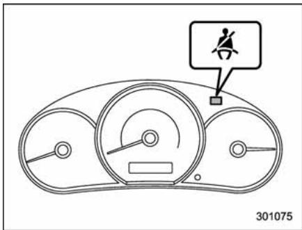 SUBARU WRX (2011) - Témoin avertisseur et signal sonore de ceinture de sécurité - 3