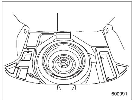 SUBARU WRX (2011) - Espace de rangement sous plancher (selon modèles) - 2