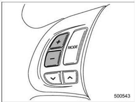 SUBARU WRX (2011) - Touches de réglage de volume - 2