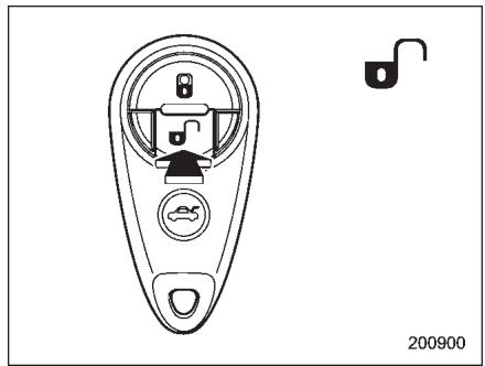 SUBARU WRX (2011) - Déverrouillage des portières - 1