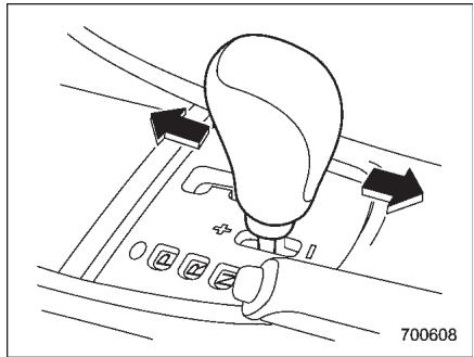 SUBARU WRX (2011) - ■ Sélection du mode manuel - 3