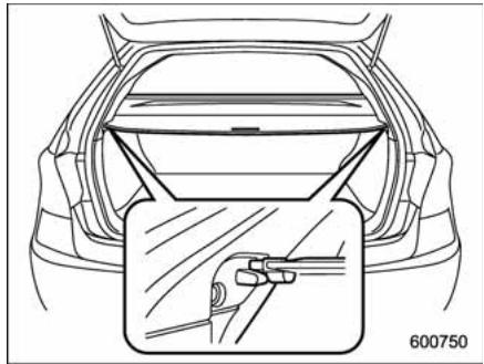 SUBARU WRX (2011) - Mode d'emploi du rideau de couverture - 1