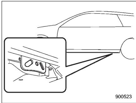SUBARU WRX (2011) - Crochets d'arrimage avant: - 2