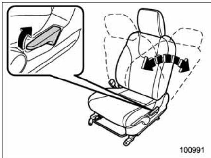 SUBARU WRX (2011) - Inclinaison du dossier - 1