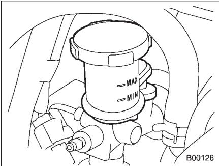 SUBARU WRX (2011) - Contrôle du niveau de liquide - 1