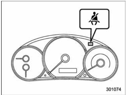 SUBARU WRX (2011) - Témoin avertisseur et signal sonore de ceinture de sécurité - 2