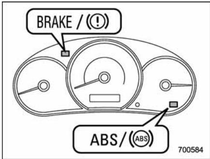 SUBARU WRX (2011) - Mesures à prendre en cas de dysfonctionnement du système EBD - 2