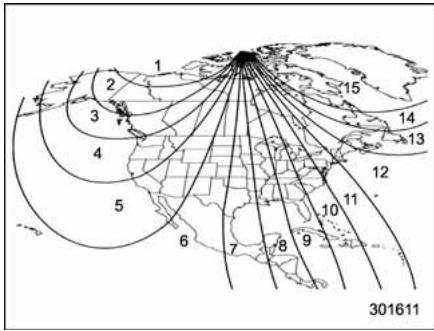 SUBARU WRX (2011) - Reglage de zone de la boussole - 1