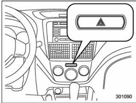 SUBARU WRX (2011) - Pour garer le vehicule en cas d'urgence - 1