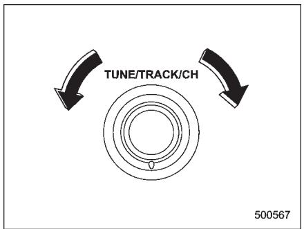 SUBARU WRX (2011) - Sélection des canaux - 2