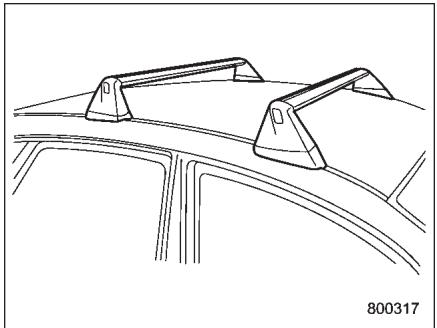 SUBARU WRX (2011) - Moulure de toit et traverses (selon modèles) - 1