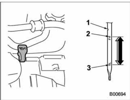 SUBARU WRX (2011) - Contrôle du niveau d'huile - 2