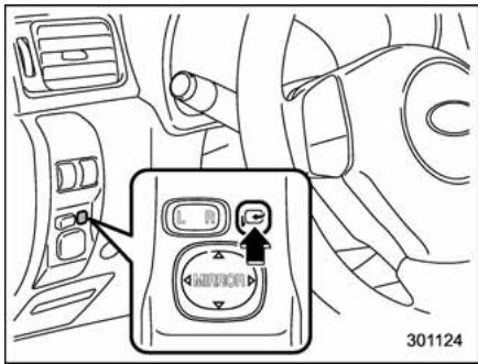 SUBARU WRX (2011) - Commande de rétroviseurs électriques rabattables (selon modèles) - 1