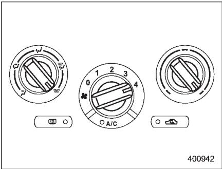 SUBARU WRX (2011) - Dégivrage ou désembuage du pare-brise - 1