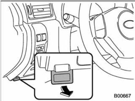 SUBARU WRX (2011) - Ouverture du capot: - 1