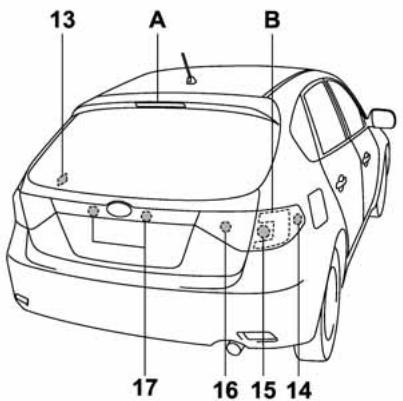 SUBARU WRX (2011) - Ampoules électriques - 3