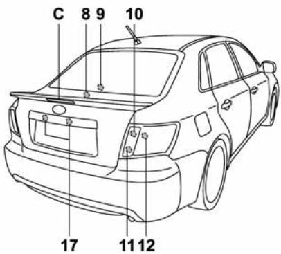 SUBARU WRX (2011) - Ampoules électriques - 2