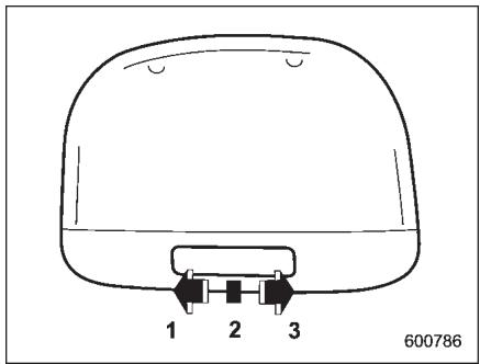 SUBARU WRX (2011) - Plafonnier - 1