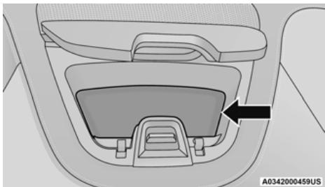 JEEP Cherokee KL (2022) - Bac de rangement du tableau de bord - 2