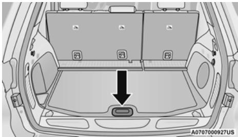 JEEP Cherokee KL (2022) - EMPLACEMENT DE LA TROUSSE D'ENTRETIEN DES PNEUS - 1