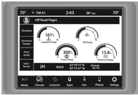 JEEP Cherokee KL (2022) - JAUGE DES ACCESSOIRES - 1