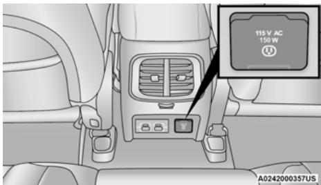 JEEP Cherokee KL (2022) - ONDULEUR D'ALIMENTATION - SELON L'ÉQUIPEMENT - 1