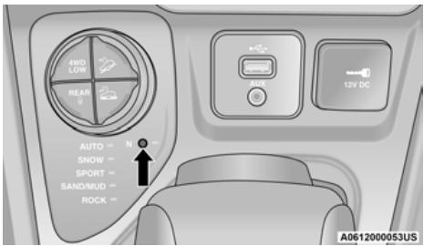 JEEP Cherokee KL (2022) - Sortir de la position N (POINT MORT) - 1