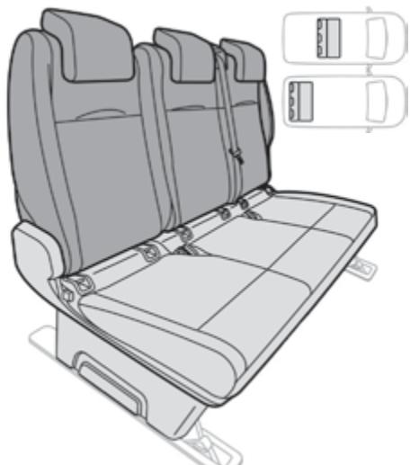 CITROEN SpaceTourer (2016-2023) - Banquette monobloc fixe - 1