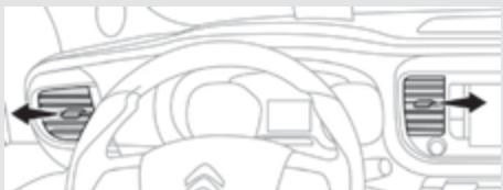 CITROEN SpaceTourer (2016-2023) - Conseils pour le chauffage, la ventilation et l'air conditionné - 1