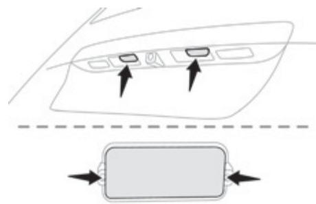 CITROEN SpaceTourer (2016-2023) - Feux de plaque minéalogique (volet de coffre) - 1