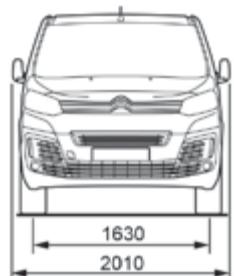 CITROEN SpaceTourer (2016-2023) - Dimensions (en mm) - 1