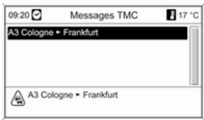 OPEL Astra J (2009-2012) - Messages TMC - 1