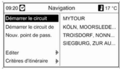 OPEL Astra J (2009-2012) - Démarrage d'une tournée - 2