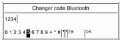 OPEL Astra J (2009-2012) - Modifier le code Bluetooth - 1