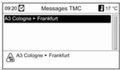 OPEL Astra J (2009-2012) - Messages TMC - 1