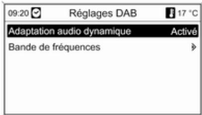 OPEL Astra J (2009-2012) - Configurer le DAB - 1