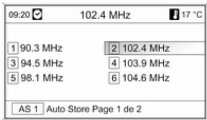OPEL Astra J (2009-2012) - Listes d'enregistrement automatique - 1