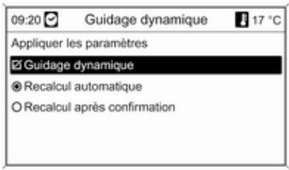 OPEL Astra J (2009-2012) - Critères d'itinétaire - 3