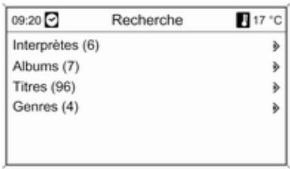 OPEL Astra J (2009-2012) - Au cours d'une lecture MP3 - 2