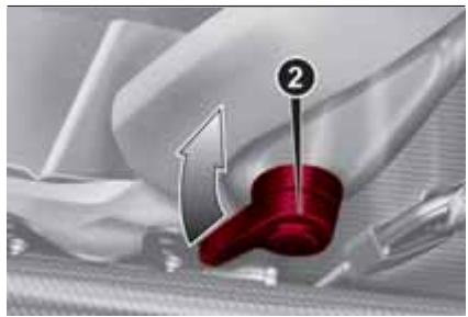 ALFA ROMEO 4C (2013-2020) - Réglage de l'inclinaison du dossier (selon le modele) - 2