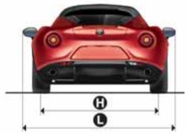 ALFA ROMEO 4C (2013-2020) - DIMENSIONS - 2