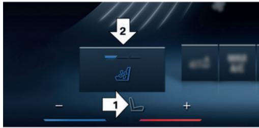 BMW Série 5 G60 - Réglage manuel de la ventilation desisiège active - 1